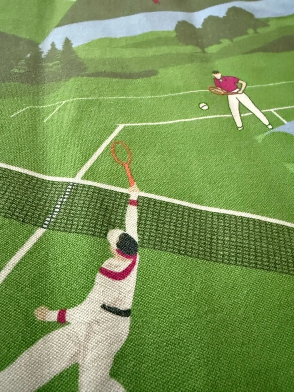 POLO Ralph Lauren 🎾 Tennis print Polo shirt circa 2014 - Picture 6 of 9
